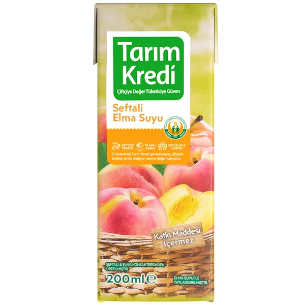 TK %100 ŞEFTALİ ELMA SUYU 200 ml